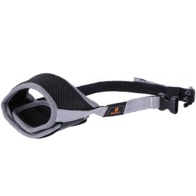 Mouth Cover To Prevent Eating Indiscriminately Large Labrador Dog (Option: Grey-XS)